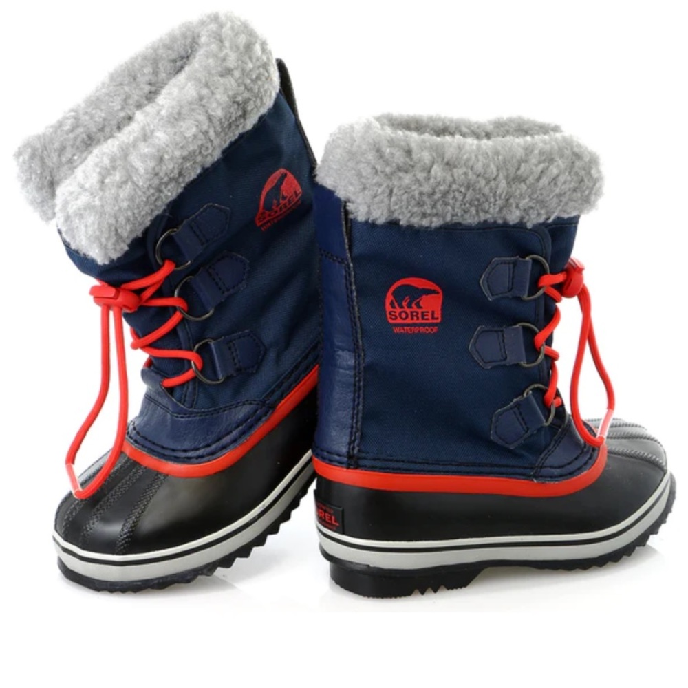 Sorel Kids Blue and Black Snow Boots